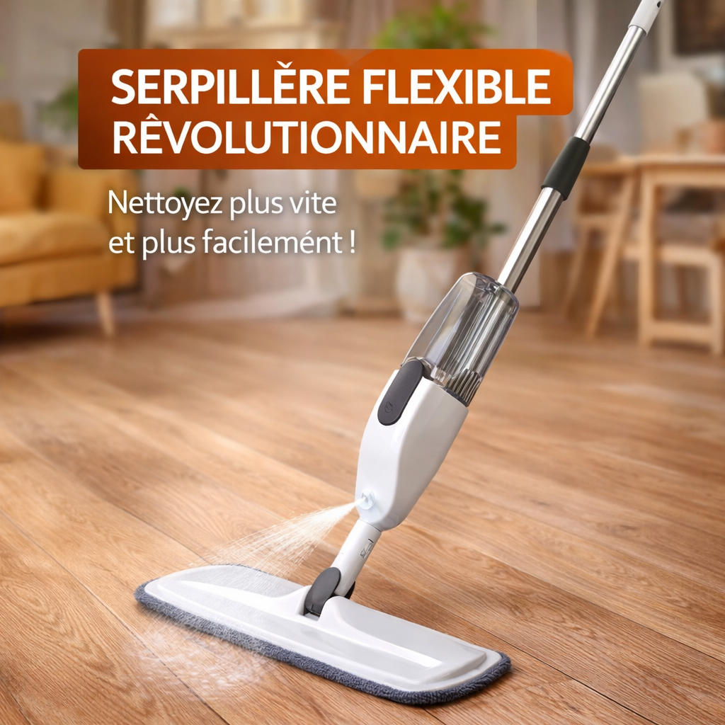Serpillière spray flexible