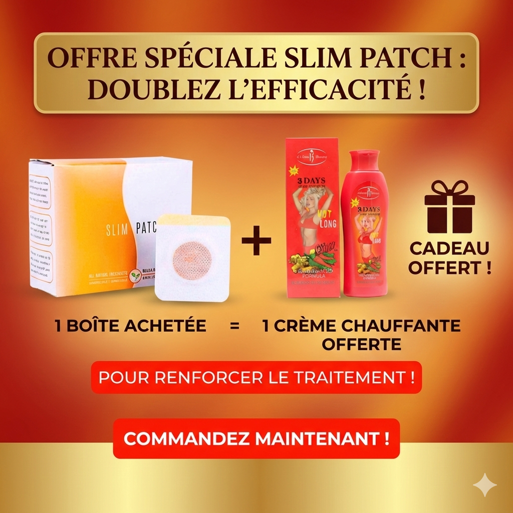 🔥Slim Patch + Crème chauffante (offerte 🎁)
