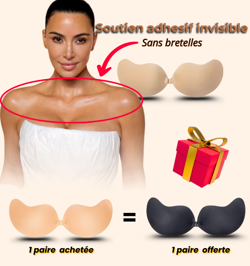 Soutien adhésif sans bretelles