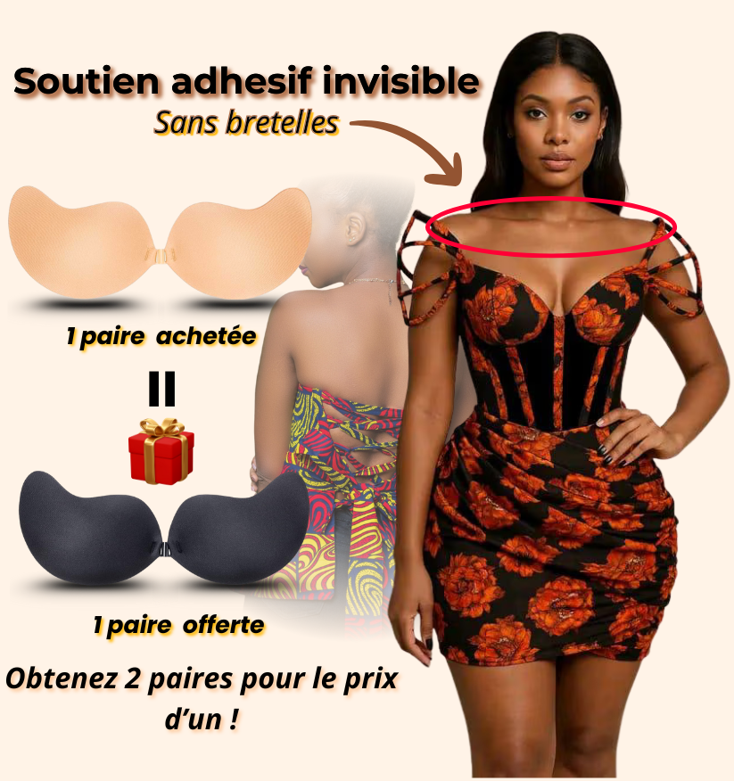 Soutien adhésif sans bretelles