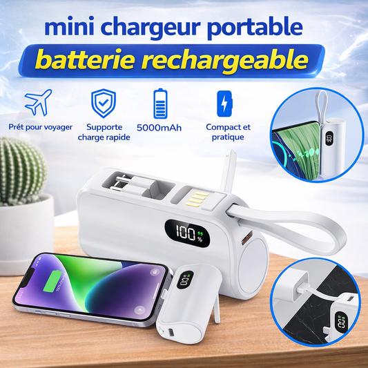 Mini power bank portable