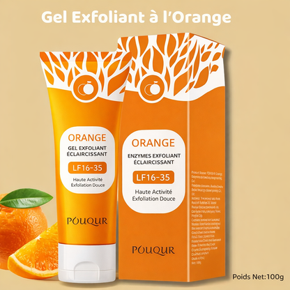 Gel exfoliant à l'orange