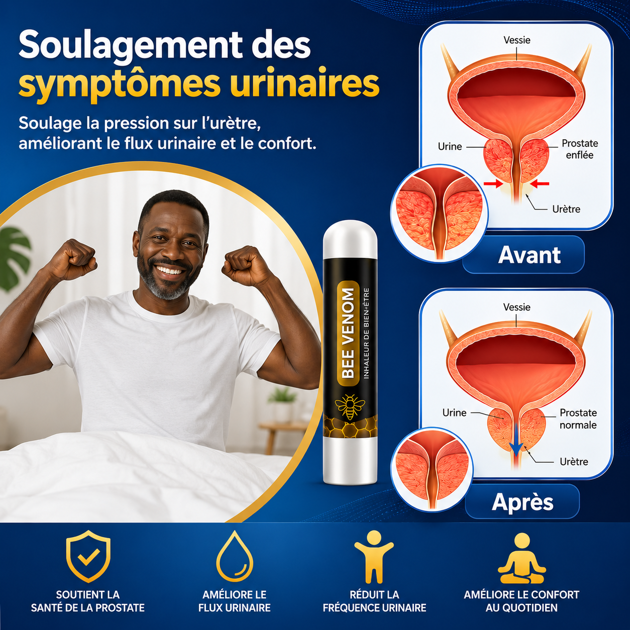 Bee Venom - Inhalateur de Prostate au venin d'abeilles