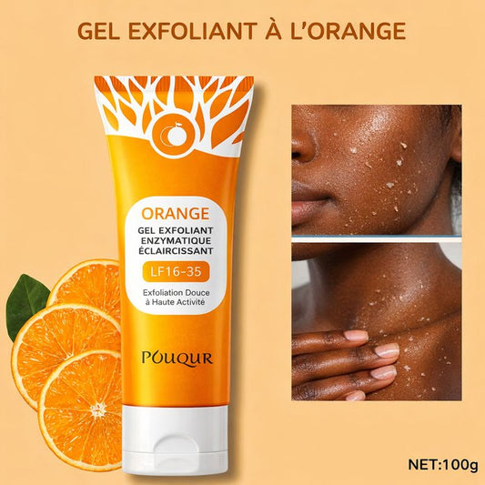 Gel exfoliant à l'orange