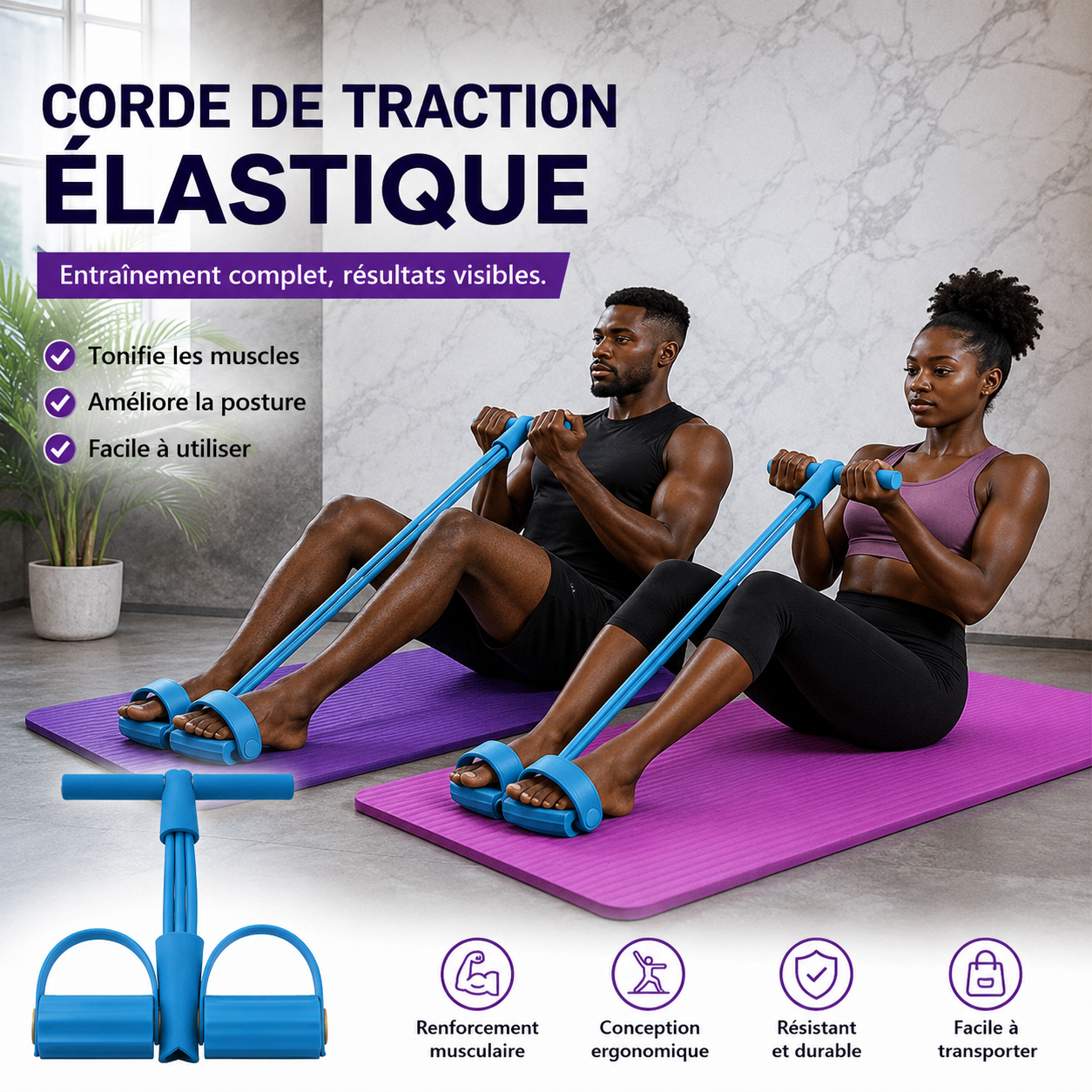 Corde de Traction Elastique