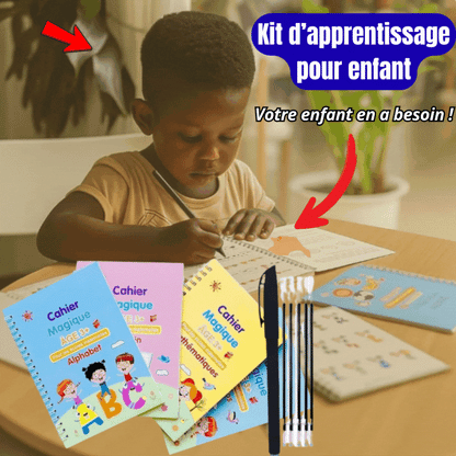 Kit d'apprentissage pour enfant (4 Cahiers Magiques)