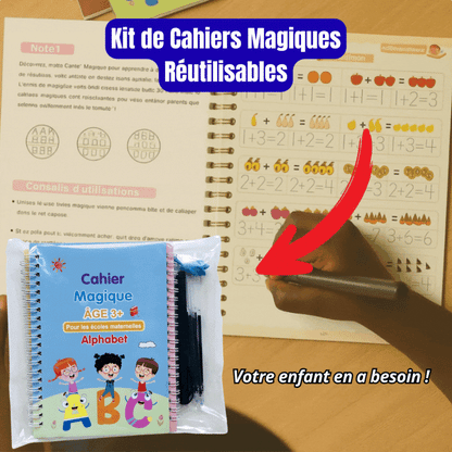 Kit d'apprentissage pour enfant (4 Cahiers Magiques)