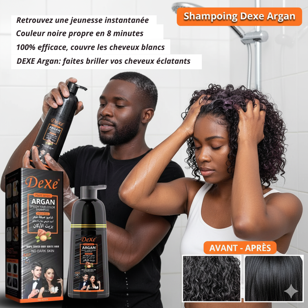 Shampoing Dexe Argan - Cheveux Noirs